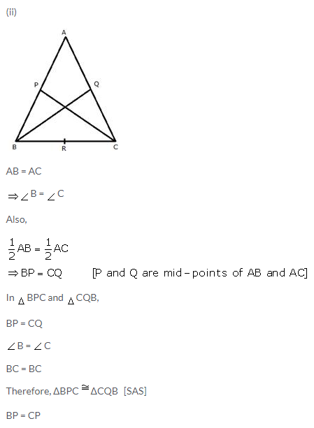 Selina Concise Mathematics Class 9 ICSE Solutions Isosceles Triangles 40