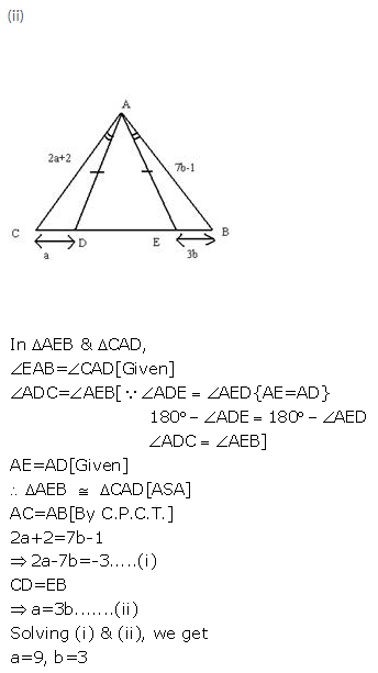 Selina Concise Mathematics Class 9 ICSE Solutions Isosceles Triangles 54