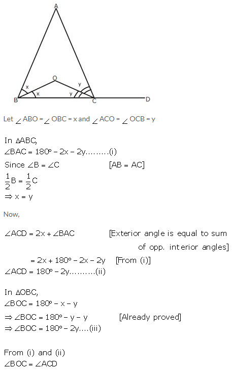 Selina Concise Mathematics Class 9 ICSE Solutions Isosceles Triangles 6