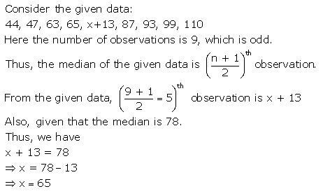 Selina Concise Mathematics Class 9 ICSE Solutions Mean and Median image - 31