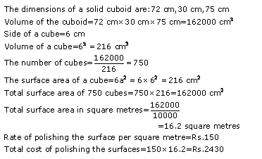 Selina Concise Mathematics Class 9 ICSE Solutions Solids [Surface Area and Volume of 3-D Solids] image - 36