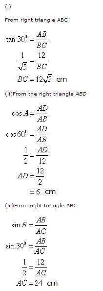 Selina Concise Mathematics Class 9 ICSE Solutions Solution of Right Triangles image - 16