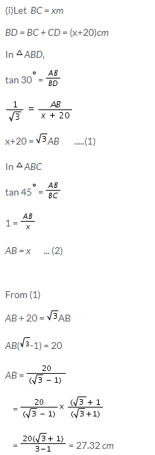 Selina Concise Mathematics Class 9 ICSE Solutions Solution of Right Triangles image - 20