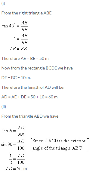 Selina Concise Mathematics Class 9 ICSE Solutions Solution of Right Triangles image - 5