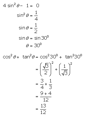Selina Concise Mathematics Class 9 ICSE Solutions Trigonometrical Ratios of Standard Angles image - 28