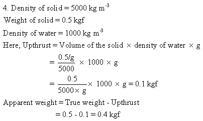 Selina Concise Physics Class 9 ICSE Solutions Upthrust in Fluids, Archimedes' Principle and Floatation image - 10