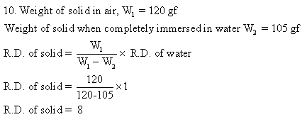 Selina Concise Physics Class 9 ICSE Solutions Upthrust in Fluids, Archimedes' Principle and Floatation image - 29