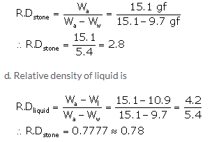 Selina Concise Physics Class 9 ICSE Solutions Upthrust in Fluids, Archimedes' Principle and Floatation image - 35