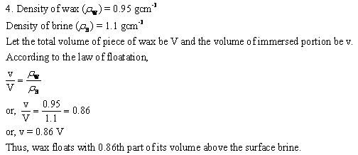 Selina Concise Physics Class 9 ICSE Solutions Upthrust in Fluids, Archimedes' Principle and Floatation image - 42