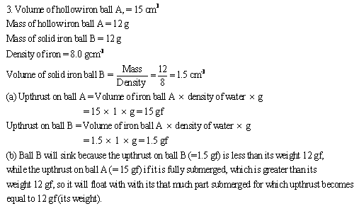 Selina Concise Physics Class 9 ICSE Solutions Upthrust in Fluids, Archimedes' Principle and Floatation image - 9