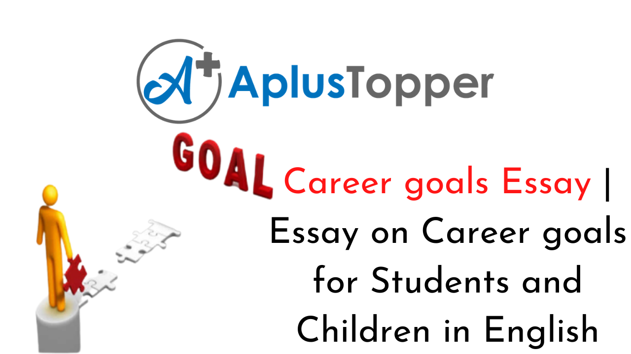 essay about career goals and aspirations
