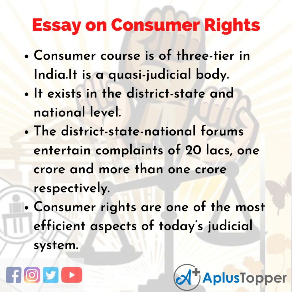 essay on consumer act