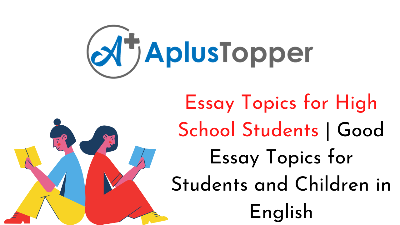 research essay topics for high school students