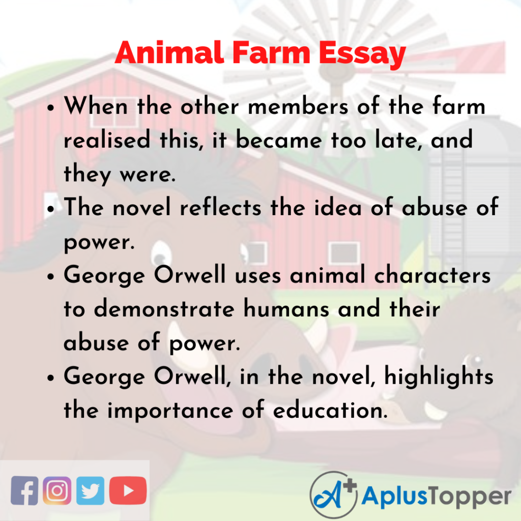 conclusion for animal farm essay