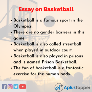 essay on why basketball is the best sport