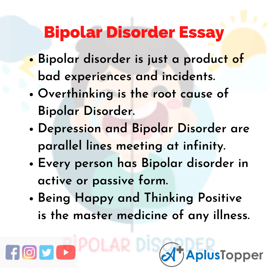 bipolar disorder thesis statement examples