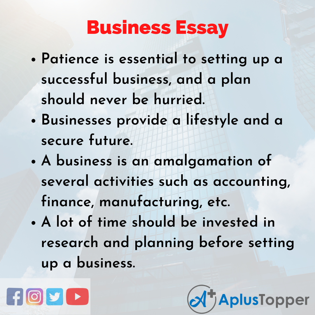 Essay about Business