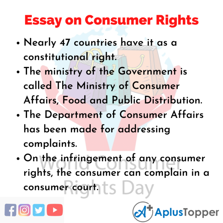 essay on consumer rights