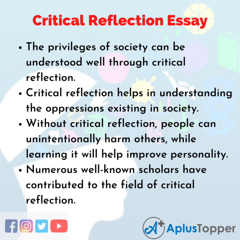 define critical reflection essay