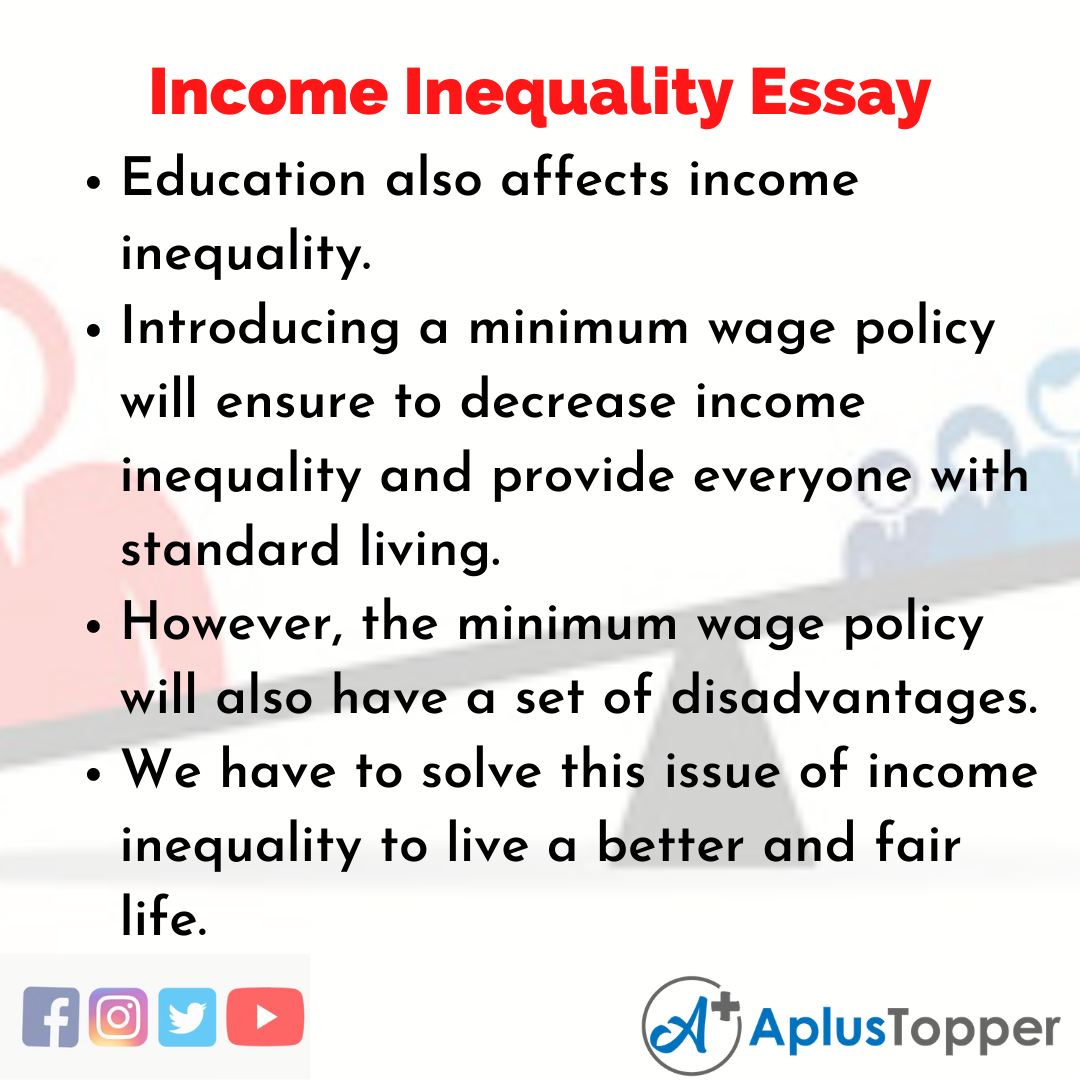 how to reduce inequality in society essay