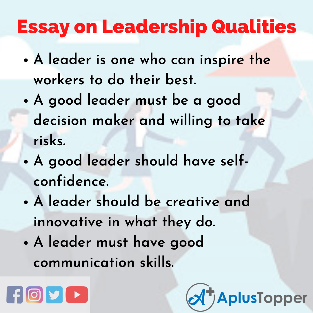 Essay about Leadership Qualities
