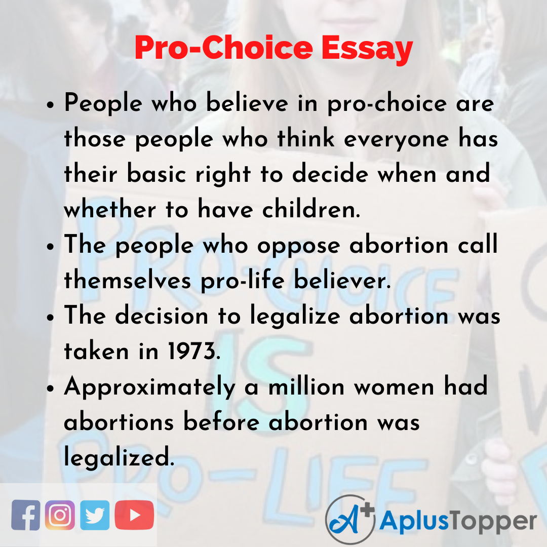Essay about Pro-Choice