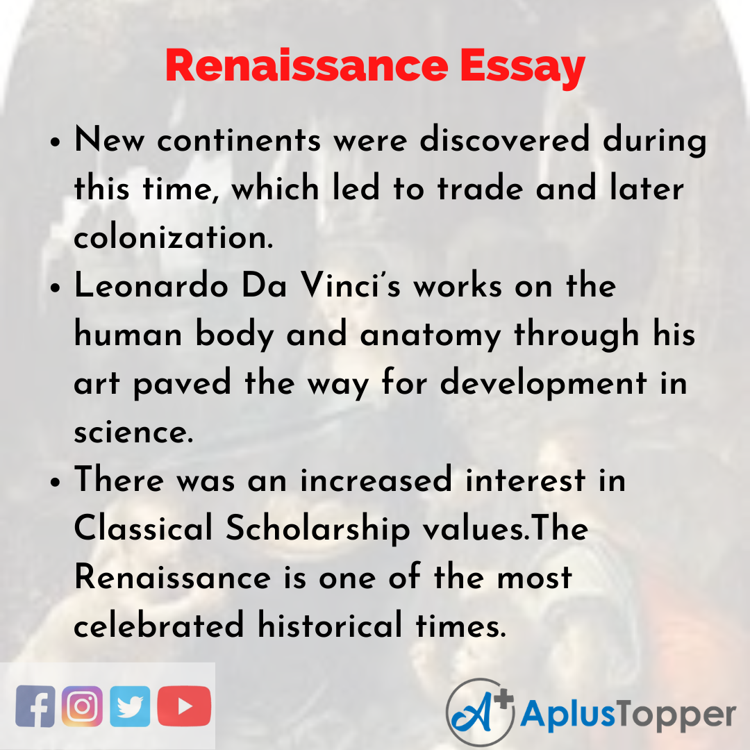 Essay about Renaissance