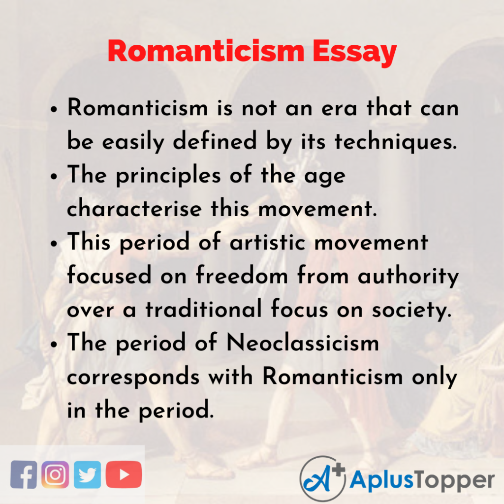 romanticism essay pdf