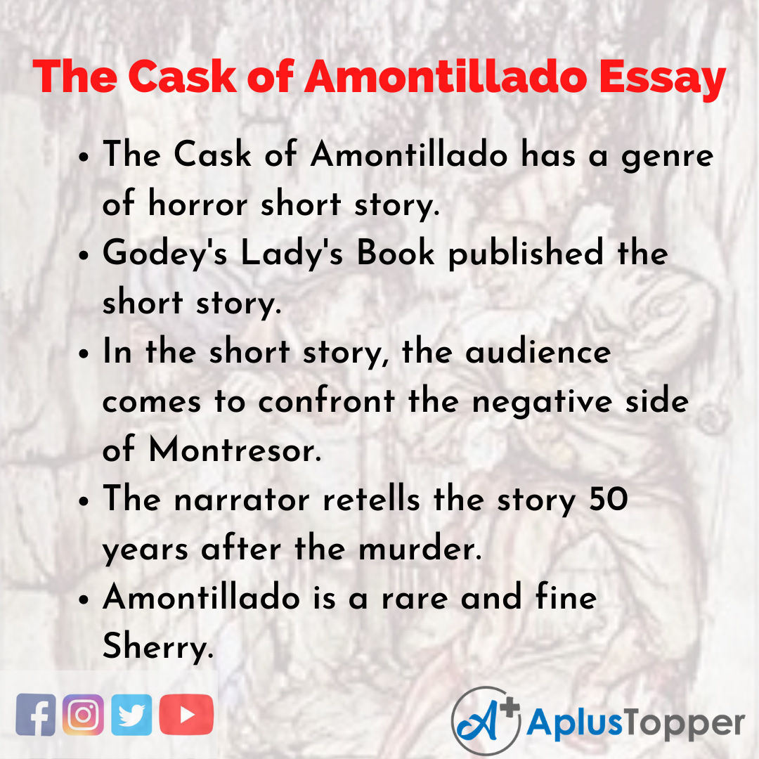 examples of irony in the cask of amontillado