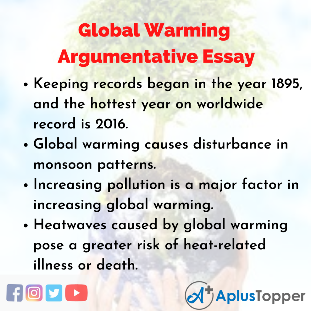 climate argumentative essay