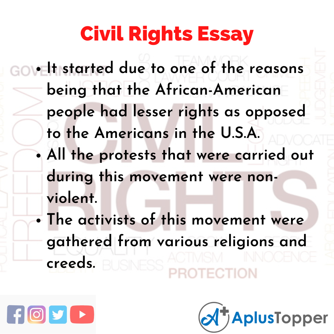 Essay on Civil Rights