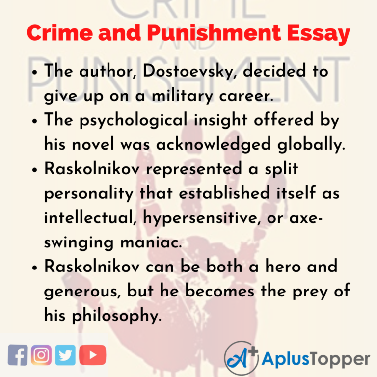 what is essay on crime and punishment