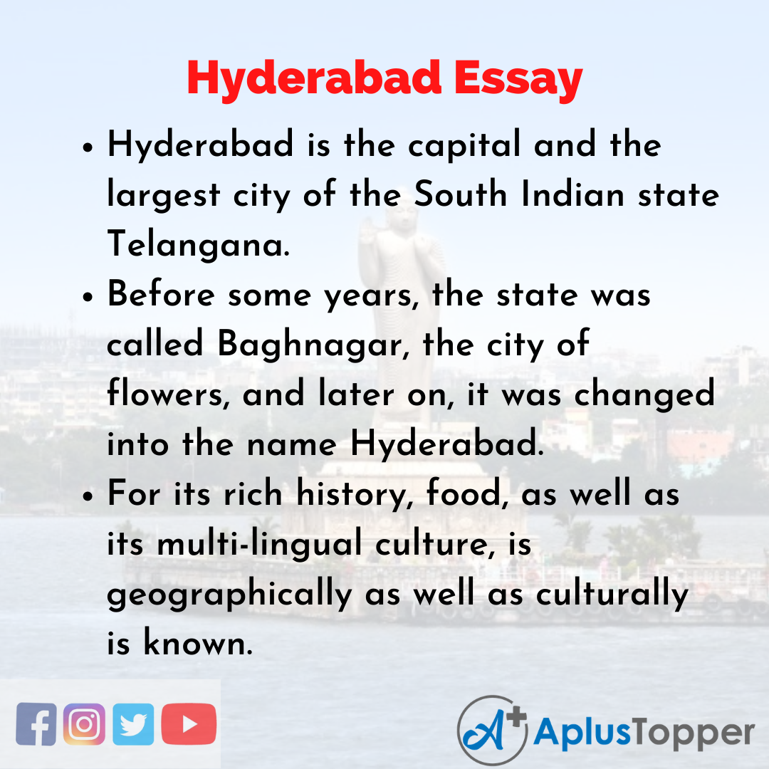 Essay on Hyderabad