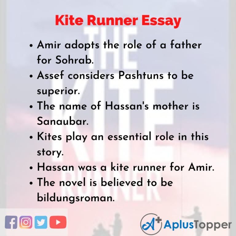 thesis statement examples for the kite runner