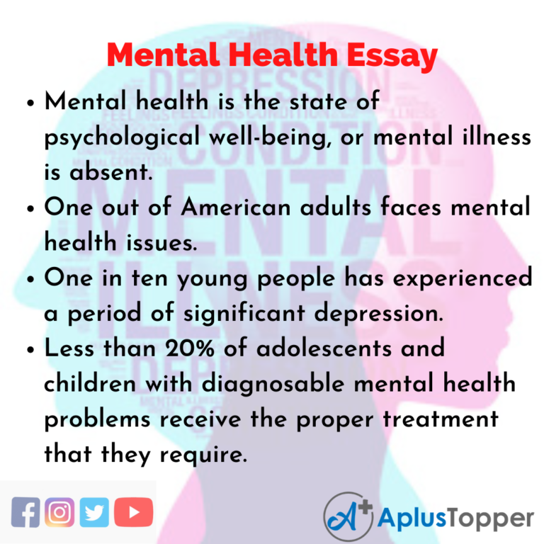 cause and effect essay about mental health