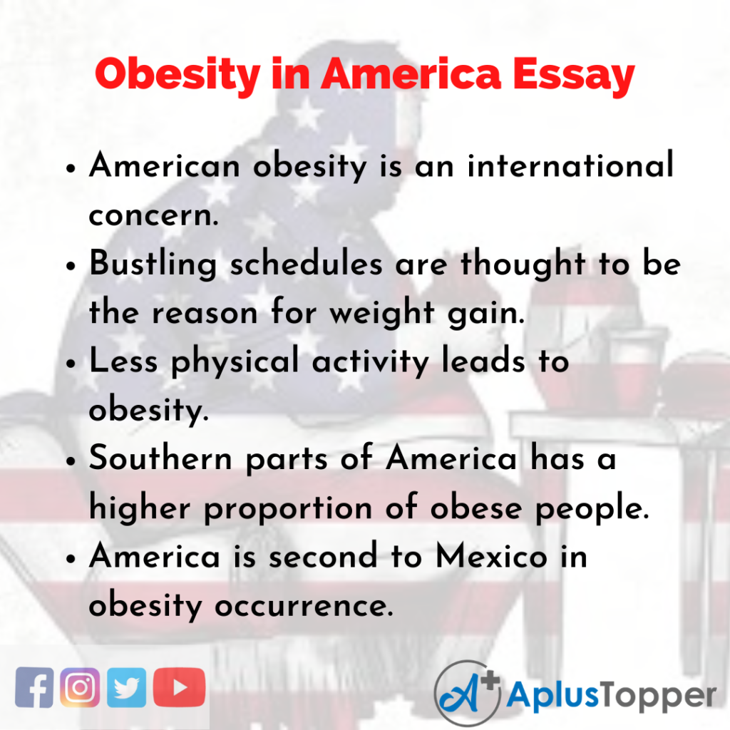 Obesity in america essay