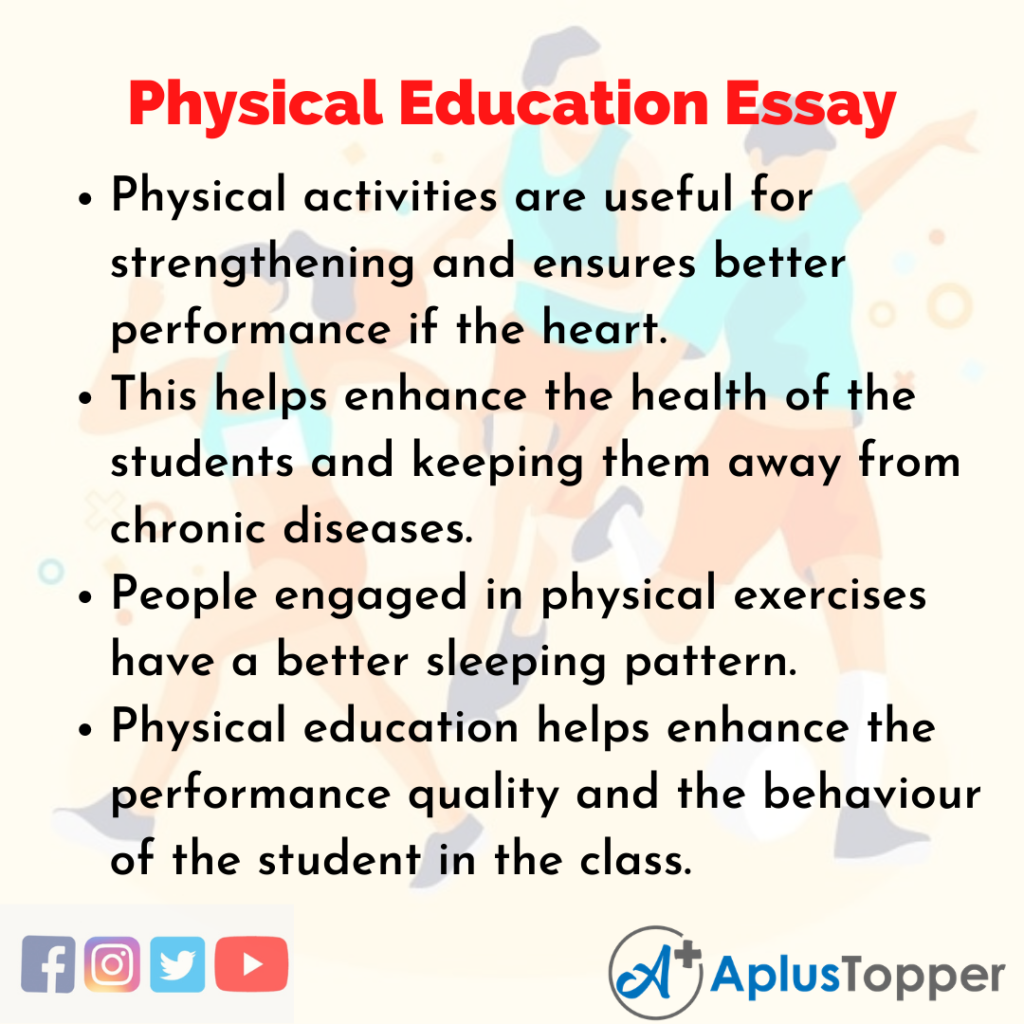 physical education students essay