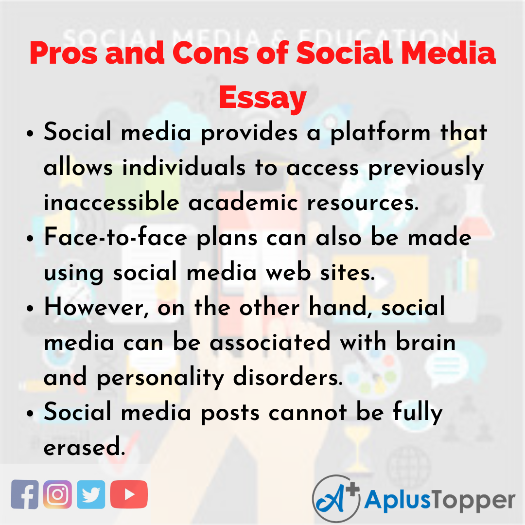 Advantages of media essay