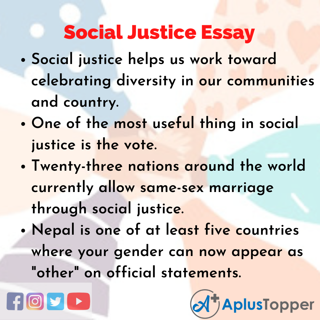 Essay on Social Justice