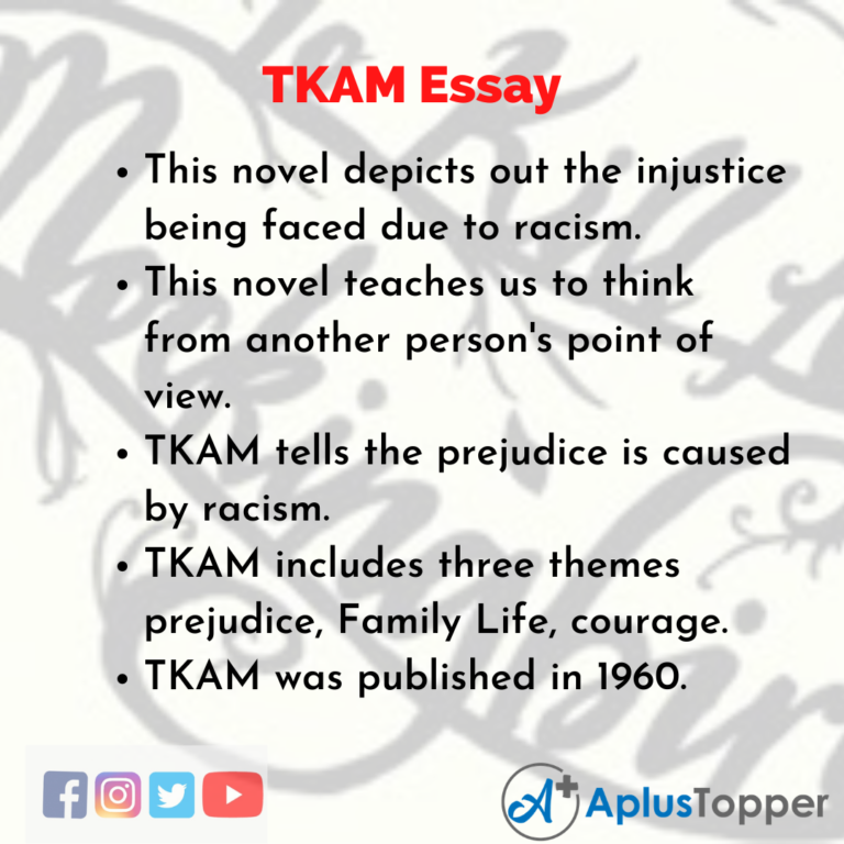 thesis statement about tkam