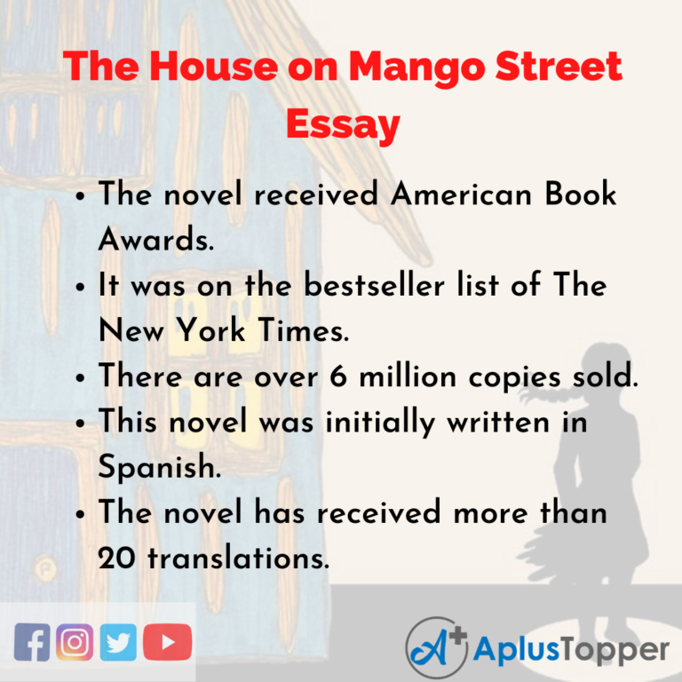 thesis statement the house on mango street