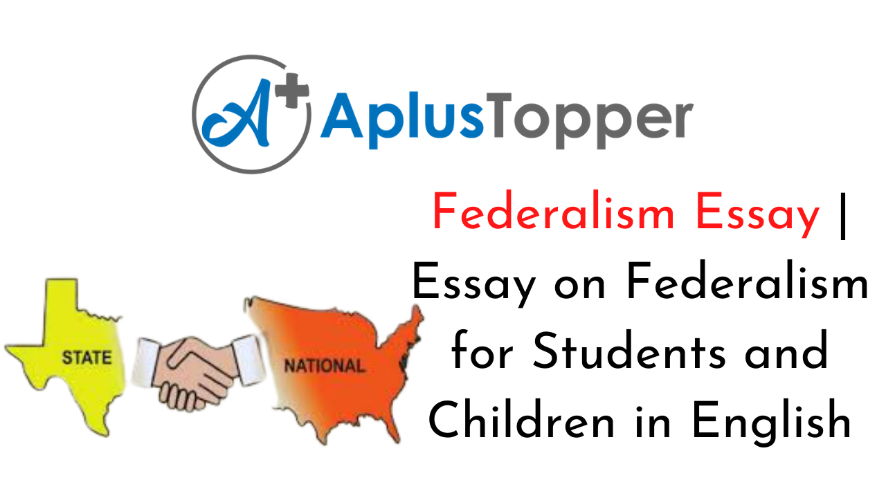 good title for essay about federalism