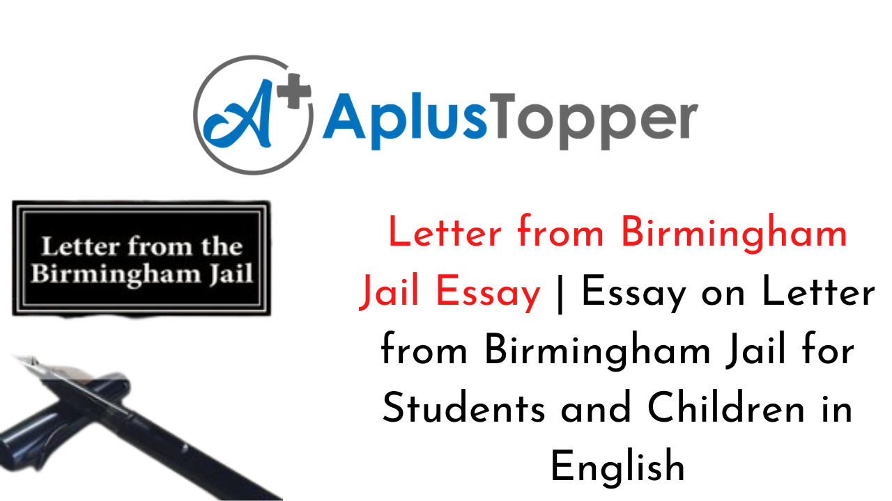 letter from birmingham jail essay topics