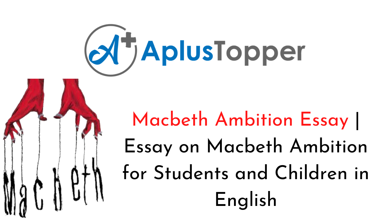 macbeth ambition essay title