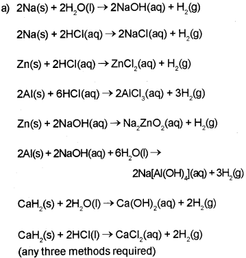 Plus One Chemistry Chapter Wise Previous Questions Chapter 9 Hydrogen 13