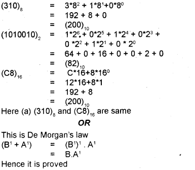 Plus One Computer Science Chapter Wise previous Questions Chapter 2 Data Representation and Boolean Algebra 7