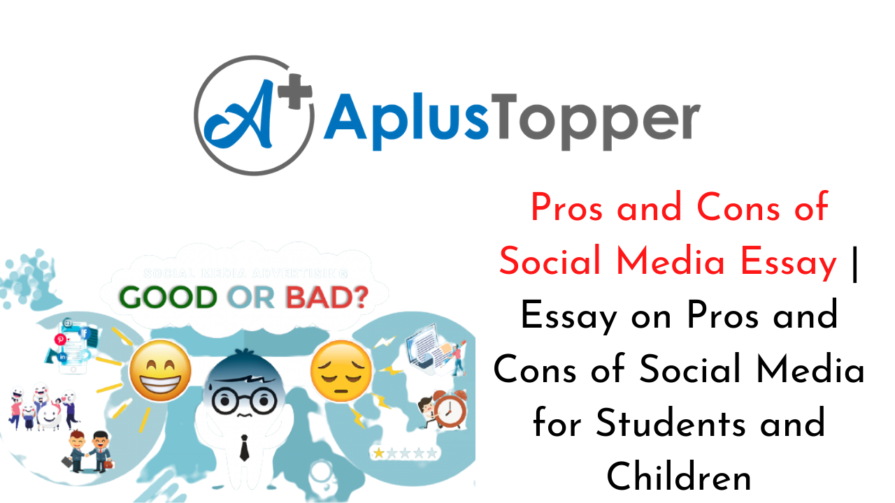 essay on pros and cons of social media