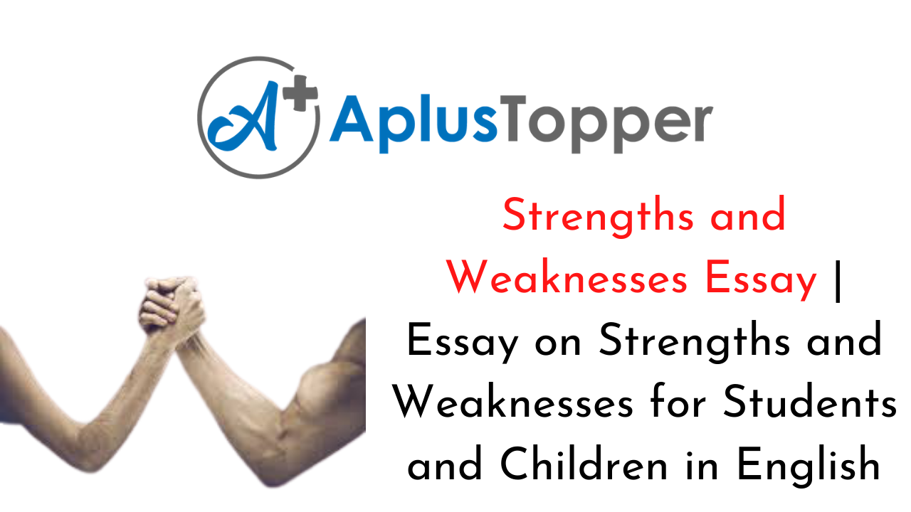 strength and weaknesses of a teenager