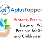 Water is Precious Essay