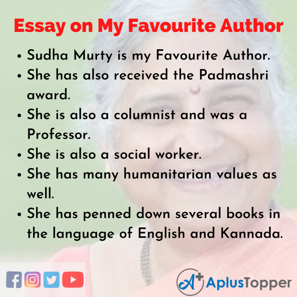 essay about your favourite writer